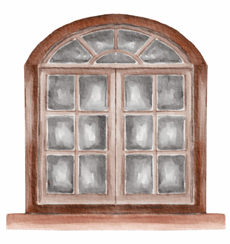 Living room with large bare windows and no curtains, sunlight streaming in, Salt Spring Island home”