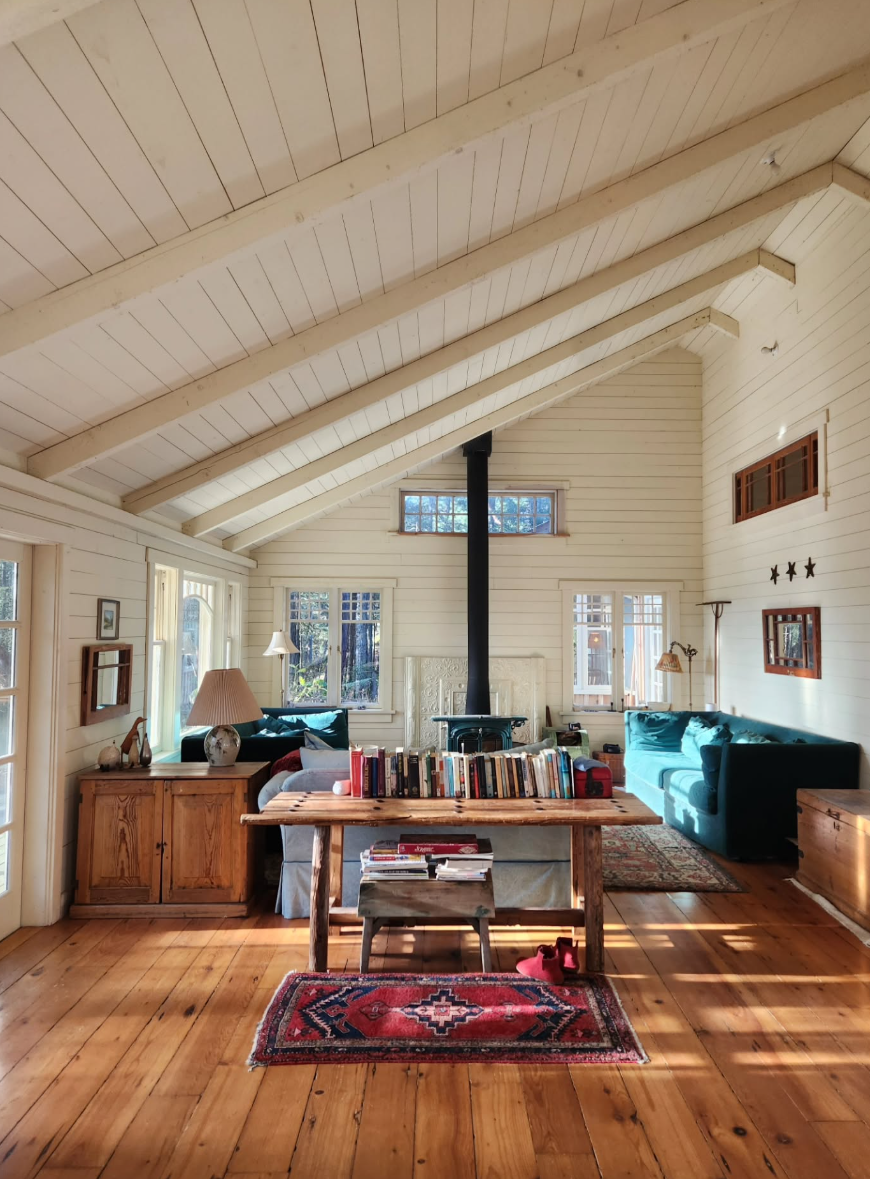 salt spring island costal cabin in the woods