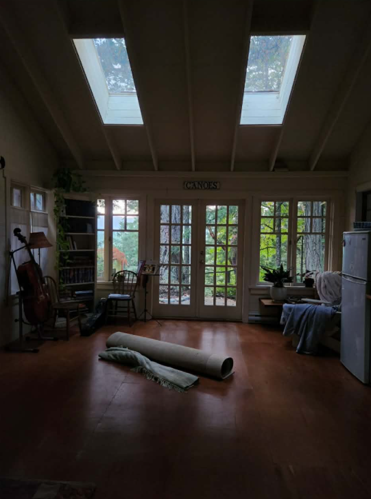 salt spring cabin in the sun