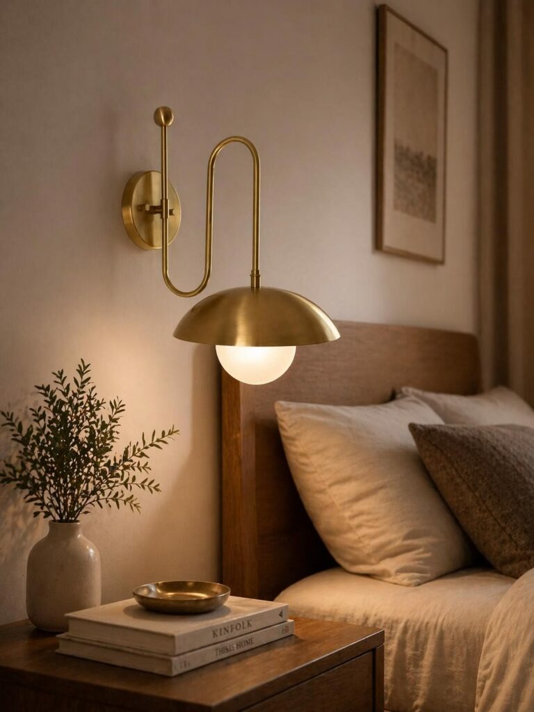 bedroom sconce lighting for relaxation