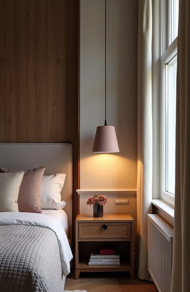 bedroom pendant lighting for relaxation