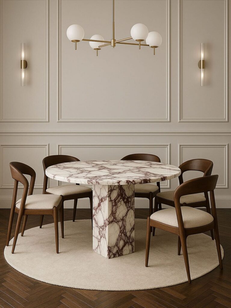 layered lighting dining room