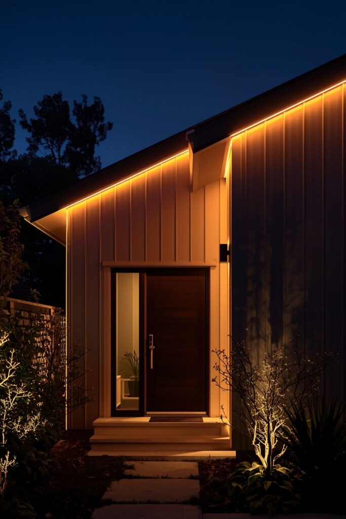subtle outdoor lighting