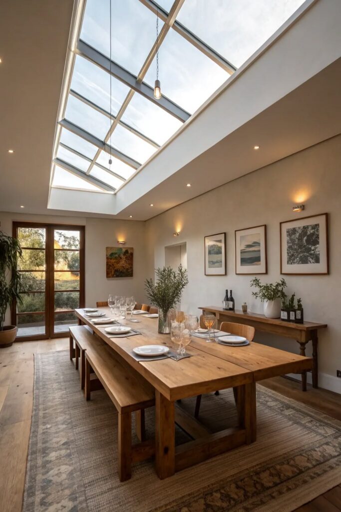 open floor plan lighting