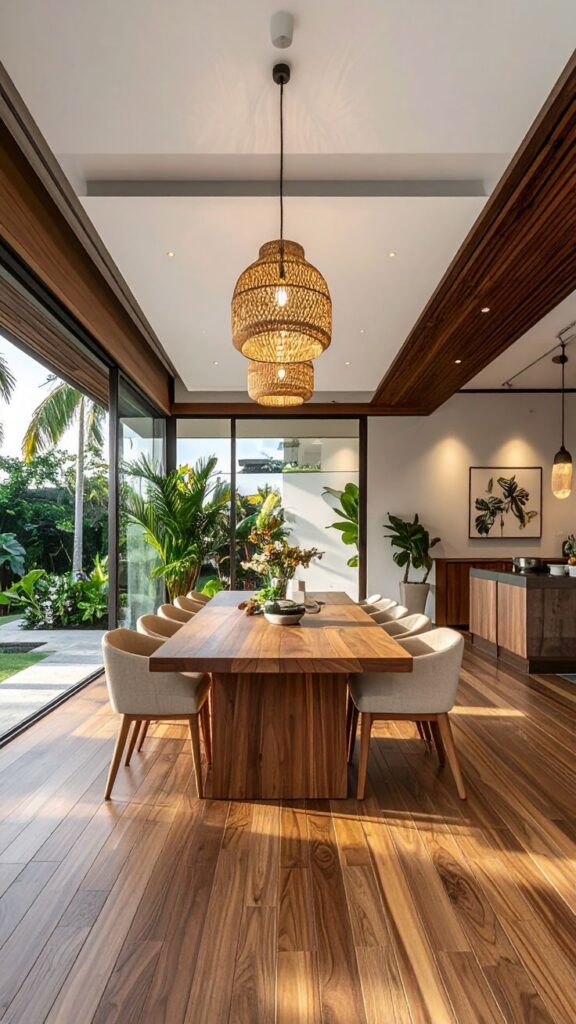 open floor plan lighting