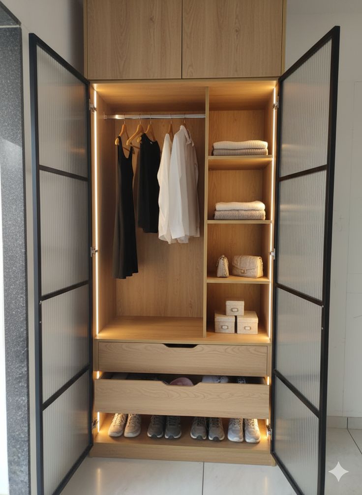 guest wardrobe and closet lighting